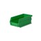Triton Products Stacking Hanging Interlocking Bins, Polypropylene, Green, 7-3/8" L x 4-1/8" W x 3" H, 6 CT 3-220GRN-6 - alternate 2